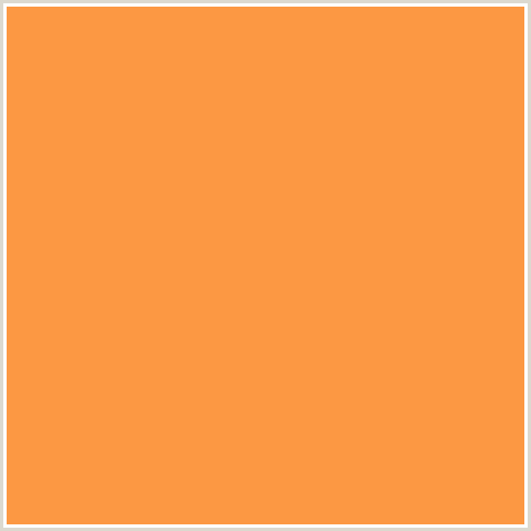 FC9843 Hex Color Image (NEON CARROT, ORANGE RED)