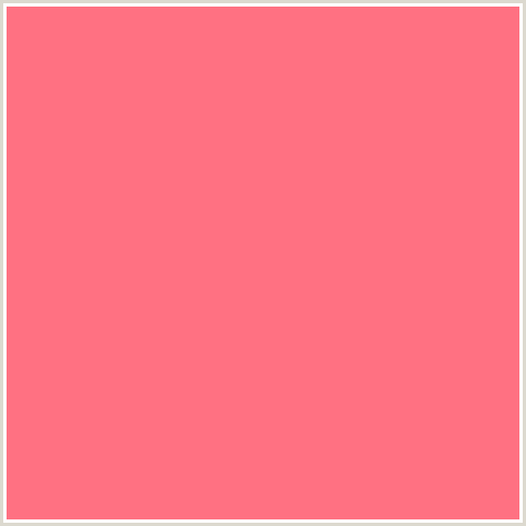 FF7182 Hex Color Image (BRINK PINK, RED, SALMON)