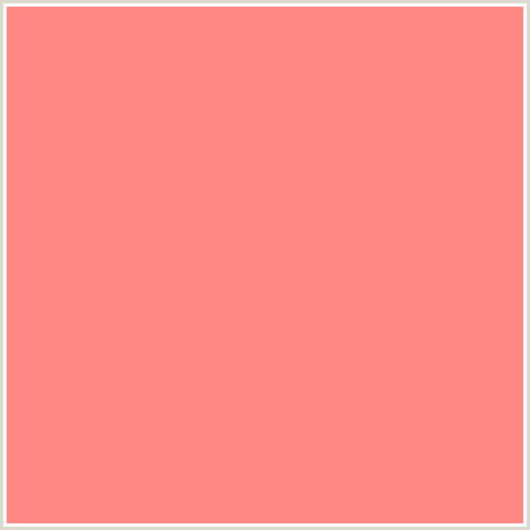 FF8784 Hex Color Image (LIGHT RED, PINK, RED, SALMON, VIVID TANGERINE)