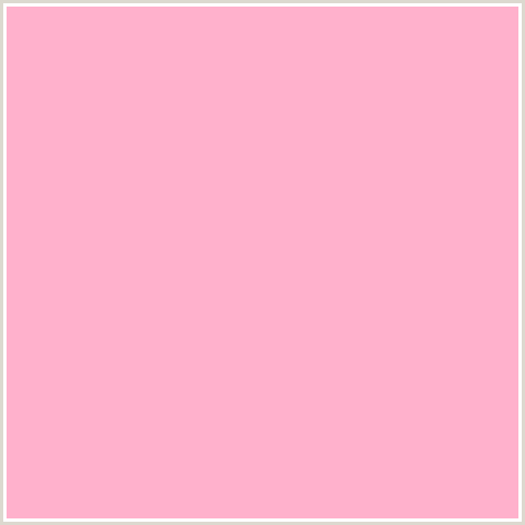 FFB1CC Hex Color Image (COTTON CANDY, LIGHT RED, PINK, RED)