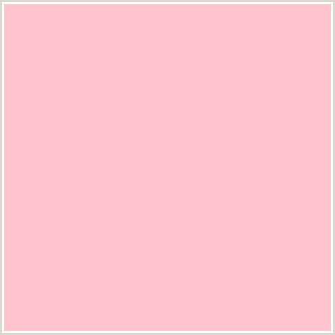 FFC3CE Hex Color Image (LIGHT RED, PINK, RED)