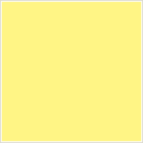 FFF585 Hex Color Image (DOLLY, KHAKI, YELLOW)