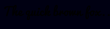 Image with Font Color FFFFFF and Background Color 000012