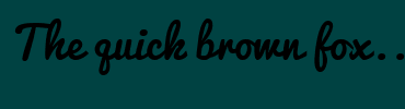 Image with Font Color 36454F and Background Color 004242