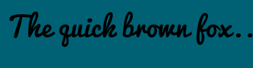 Image with Font Color 8F0000 and Background Color 006175