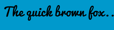 Image with Font Color FFFFFF and Background Color 0099CC