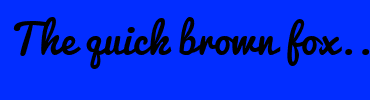 Image with Font Color 0097FF and Background Color 022DFF
