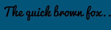 Image with Font Color CC0033 and Background Color 025578