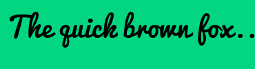 Image with Font Color 00FFBF and Background Color 02D681