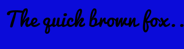 Image with Font Color FABBBB and Background Color 0B0BD9