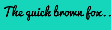Image with Font Color C445AB and Background Color 15D6BA