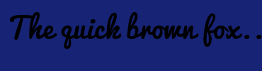 Image with Font Color FFFFFF and Background Color 172374