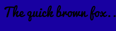 Image with Font Color FCE93A and Background Color 1800A1