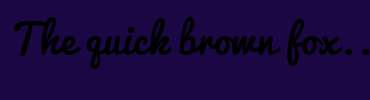 Image with Font Color FFFFFF and Background Color 1A0744