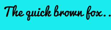 Image with Font Color 20D429 and Background Color 1AEDED