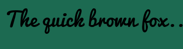 Image with Font Color 00FF00 and Background Color 1C6A51