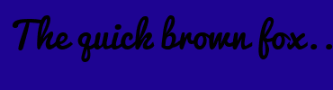 Image with Font Color FFFFFF and Background Color 1E0492