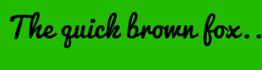 Image with Font Color FFFFFF and Background Color 22BB00