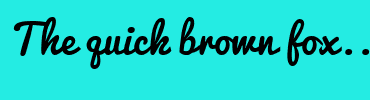 Image with Font Color FFFFFF and Background Color 24ECE3