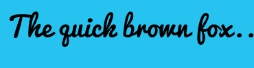 Image with Font Color AEE7DF and Background Color 26C3F0