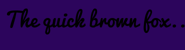 Image with Font Color FFFF66 and Background Color 2C055C