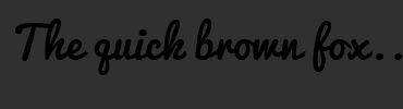 Image with Font Color 555555 and Background Color 303030
