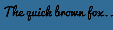Image with Font Color 204F7C and Background Color 306C96