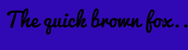 Image with Font Color 000000 and Background Color 3109B4