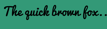 Image with Font Color FFFFFF and Background Color 339977