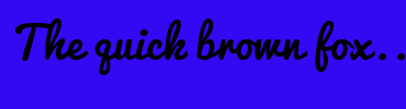 Image with Font Color 04C101 and Background Color 3508F4