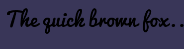 Image with Font Color FFFFFF and Background Color 393658