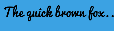 Image with Font Color FFFFFF and Background Color 3BA2E3