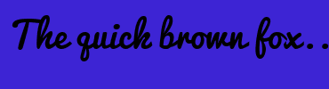 Image with Font Color FFFFFF and Background Color 3D24D4