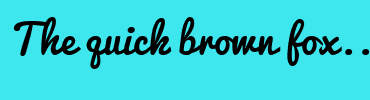 Image with Font Color 4D9DF7 and Background Color 3EE6EE
