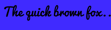 Image with Font Color F2EC2F and Background Color 402AFF