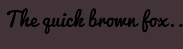 Image with Font Color FFFFFF and Background Color 413337