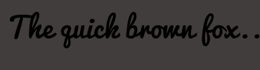 Image with Font Color FFFFFF and Background Color 413D3C