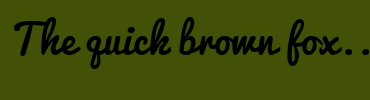 Image with Font Color FFFFFF and Background Color 425106