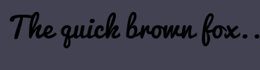 Image with Font Color DADAED and Background Color 434252