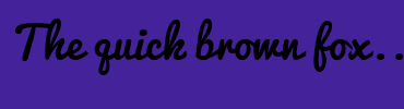 Image with Font Color FFFFFF and Background Color 442299