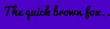 Image with Font Color B0E202 and Background Color 4900C4