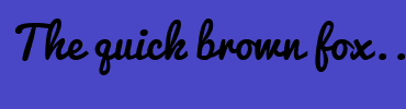 Image with Font Color EB7473 and Background Color 4947C5