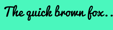 Image with Font Color FFFFFF and Background Color 4AF7BD