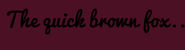 Image with Font Color FFFFFF and Background Color 4C1024