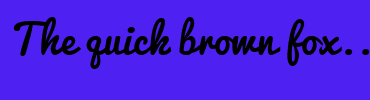 Image with Font Color FFFFFF and Background Color 4E21F2