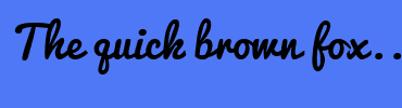 Image with Font Color F7D20E and Background Color 4F78F6