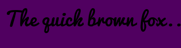Image with Font Color D0E846 and Background Color 500060