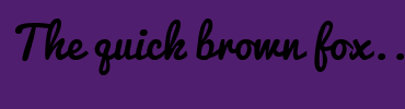 Image with Font Color 6599FF and Background Color 501E6E