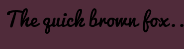 Image with Font Color FFFFFF and Background Color 502B3A