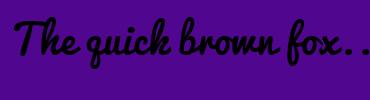 Image with Font Color C3032D and Background Color 510690